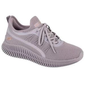 Skechers Bobs Geo-New Aesthetics 117417-QUAL, Damskie, Fioletowe, buty sneakers, tkanina, rozmiar: 35,5