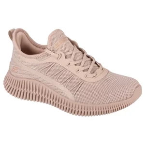 Skechers Bobs Geo-New Aesthetics 117417-TAN, Damskie, Beżowe, buty sneakers, tkanina, rozmiar: 36