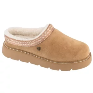 Skechers BOBS Keepsakes Lite - Fuzzy Dreams 114749-CSNT, Damskie, Brązowe, kapcie, syntetyk, rozmiar: 36