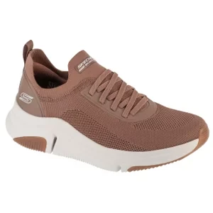 Skechers Bobs Sparrow Flex- Instant Clout 117580-CLAY, Damskie, Brązowe, buty sneakers, przewiewna siateczka, rozmiar: 36