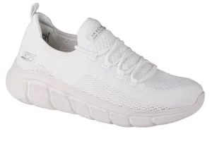 Skechers Bobs Sport B Flex-Color Connect 117121-WHT, Damskie, Białe, buty sneakers, tkanina, rozmiar: 38,5