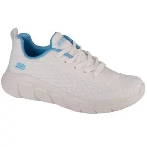 Skechers Bobs Sport B Flex - Quick Pivot 117328-OFWT, Damskie, Białe, buty sneakers, tkanina, rozmiar: 37