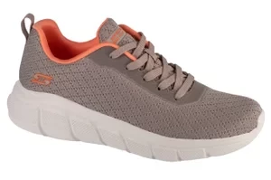 Skechers Bobs Sport B Flex - Quick Pivot 117328-TPE, Damskie, Szare, buty sneakers, tkanina, rozmiar: 38