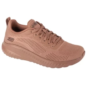 Skechers Bobs Squad Chaos - Face Off 117209-CLAY, Damskie, Brązowe, buty sneakers, tkanina, rozmiar: 36
