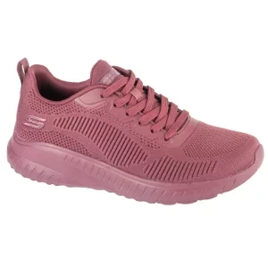 Skechers Bobs Squad Chaos - Face Off 117209-PLUM, Damskie, Fioletowe, buty sneakers, tkanina, rozmiar: 36