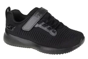 Skechers Bobs Squad-Charm League 85686L-BBK, Dla dziewczynki, Czarne, buty sneakers, tkanina, rozmiar: 28