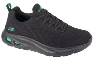 Skechers Bobs Unity - Sleek Revive 118075-BBK, Męskie, Czarne, buty sneakers, tkanina, rozmiar: 42