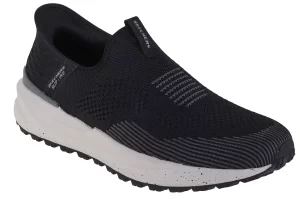 Skechers Bogdin-Arlett Slip-ins 210636-BLK, Męskie, Czarne, buty sneakers, tkanina, rozmiar: 41