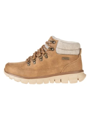 Skechers Botki "Synergy" w kolorze jasnobrązowym rozmiar: 37,5