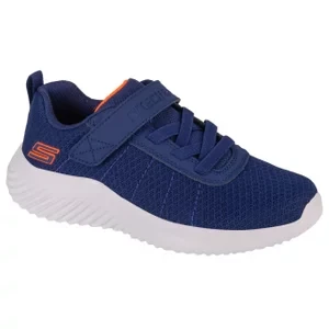 Skechers Bounder - Baronik 403744L-NVY, Dla chłopca, Granatowe, buty sportowe, przewiewna siateczka, rozmiar: 28