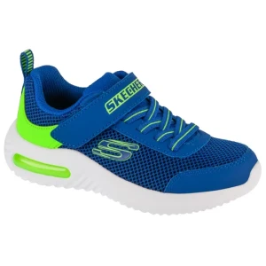 Skechers Bounder-Tech 403748L-BLLM, Dla chłopca, Niebieskie, buty sneakers, przewiewna siateczka, rozmiar: 29