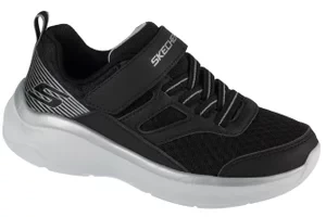 Skechers Boundless 403718L-BKSL, Dla chłopca, Czarne, buty sneakers, przewiewna siateczka, rozmiar: 28