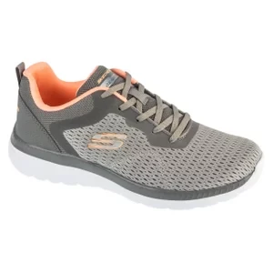 Skechers Bountiful - Quick Path 12607-GYCL, Damskie, Szare, buty sneakers, przewiewna siateczka, rozmiar: 36