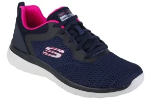 Skechers Bountiful - Quick Path 12607-NVHP, Damskie, Granatowe, buty sneakers, przewiewna siateczka, rozmiar: 37