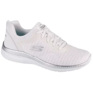 Skechers Bountiful - Quick Path 12607-WSL, Damskie, Białe, buty sneakers, przewiewna siateczka, rozmiar: 41