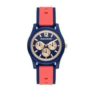 Skechers Brooklake zegarek - Koralowy Watch