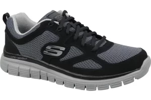 Skechers Burns Agoura 52635-BKGY, Męskie, Czarne, buty sneakers, tkanina, rozmiar: 42