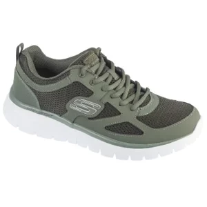 Skechers Burns Agoura 52635-OLV, Męskie, Zielone, buty sneakers, nubuk, rozmiar: 41