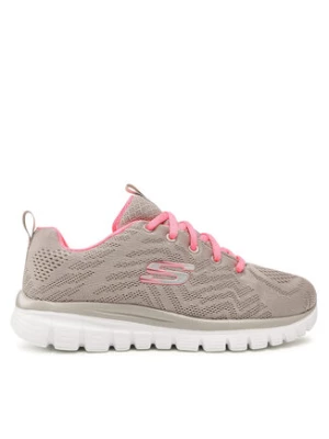 Skechers Sneakersy Get Connected 12615/GYCL Szary