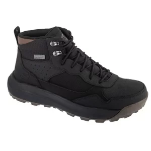 Skechers Cambert - Harlan 210932-BLK, Męskie, Czarne, trzewiki, skóra zamszowa, rozmiar: 41