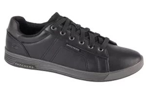 Skechers Cavell - Hensley 210946-BLK, Męskie, Czarne, buty sneakers, skóra syntetyczna, rozmiar: 41