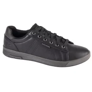 Skechers Cavell - Hensley 210946-BLK, Męskie, Czarne, buty sneakers, skóra syntetyczna, rozmiar: 42,5