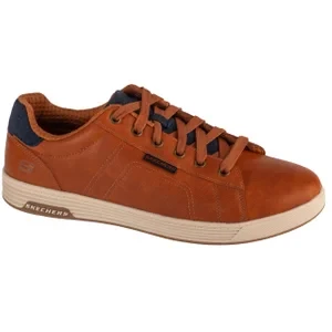 Skechers Cavell - Hensley 210946-LUG, Męskie, Brązowe, buty sneakers, skóra syntetyczna, rozmiar: 42,5