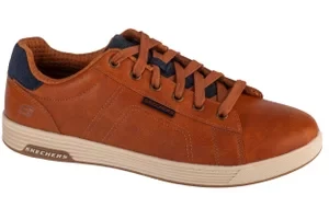 Skechers Cavell - Hensley 210946-LUG, Męskie, Brązowe, buty sneakers, skóra syntetyczna, rozmiar: 42