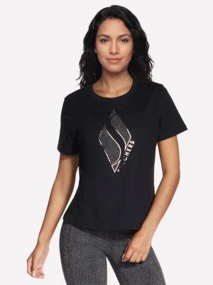 Skechers Cheetah Diamond koszulka - Czarny
