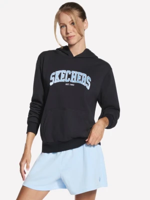 Skechers Collegiate Pullover bluza z kapturem - Czarny