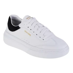 Skechers Cordova Classic – Best Behavior 185060-WBK, Damskie, Białe, buty sneakers, skóra syntetyczna, rozmiar: 35