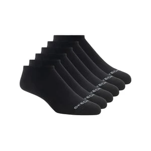 Skechers Cotton No-Show skarpety - 6 Pack - Czarny