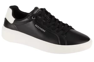 Skechers Court Break - Suit Sneaker 183175-BLK, Męskie, Czarne, buty sneakers, skóra syntetyczna, rozmiar: 40