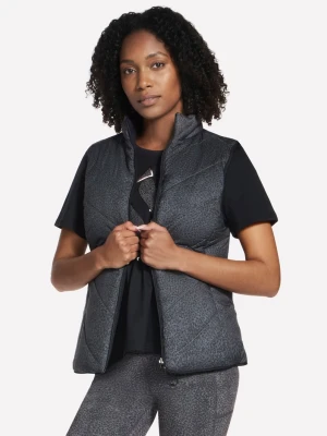 Skechers Cozy Fit Printed Vest - Bialy / Czarny / Srebrny