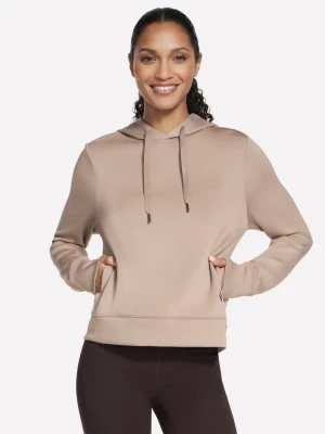 Skechers Cozy Luxe bluza z kapturem - Szarobrazowy/Brown