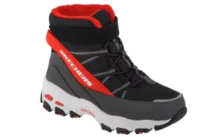 Skechers D Lites 660092L-BKRD, Dla chłopca, Czarne, buty trekkingowe, syntetyk, rozmiar: 29