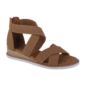 Skechers Desert Kiss - Desert Nights 113540-TAN, Damskie, Brązowe, sandały, tkanina, rozmiar: 36