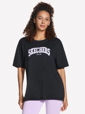 Skechers Destination krótkie Sleeve koszulka - Czarny