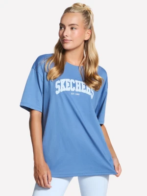 Skechers Destination krótkie Sleeve koszulka - Poseidon