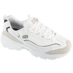 Skechers D'Lites 150231-WBK, Damskie, Białe, buty sneakers, nubuk, rozmiar: 36