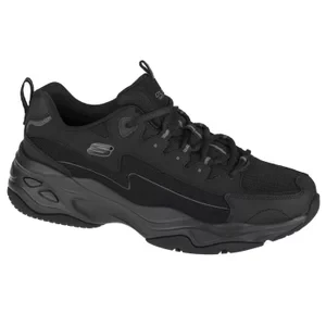 Skechers D'Lites 4.0 237225-BBK, Męskie, Czarne, buty sneakers, tkanina, rozmiar: 44