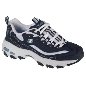 Skechers D'Lites - Biggest Fan 11930-NVW, Damskie, Granatowe, buty sneakers, nubuk, rozmiar: 35