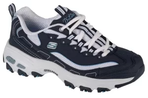 Skechers D'Lites - Biggest Fan 11930-NVW, Damskie, Granatowe, buty sneakers, nubuk, rozmiar: 37