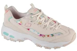 Skechers D'Lites-Blooming Fields 149794-NTMT, Damskie, Beżowe, buty sneakers, skóra licowa, rozmiar: 36