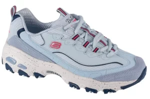 Skechers D'Lites - Bold Views 149589-LBMT, Damskie, Niebieskie, buty sneakers, skóra licowa, rozmiar: 41