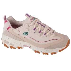 Skechers D'Lites - Bold Views 149589-NMLT, Damskie, Beżowe, buty sneakers, skóra licowa, rozmiar: 38