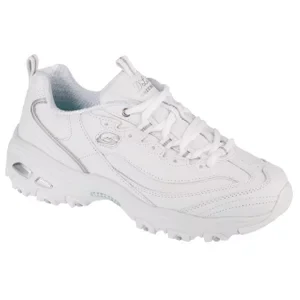 Zdjęcie produktu Skechers D'Lites - Endless Dream 13151-WSL, Damskie, Białe, buty sneakers, skóra zamszowa, rozmiar: 37