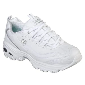 Skechers D'Lites - Endless Dream - Bialy/Srebrny