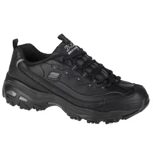 Skechers D'Lites - Fresh Start 11931-BBK, Damskie, Czarne, buty sneakers, skóra licowa, rozmiar: 35