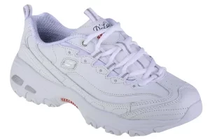 Skechers D'Lites-Fresh Start 11931-WNVR, Damskie, Białe, buty sneakers, skóra licowa, rozmiar: 35,5